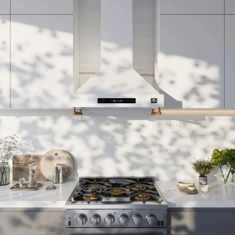 FORNO 30" Wall-Mounted Range Hood Wall Mount 29.3" , 375 CFM - FRHWM5503-30