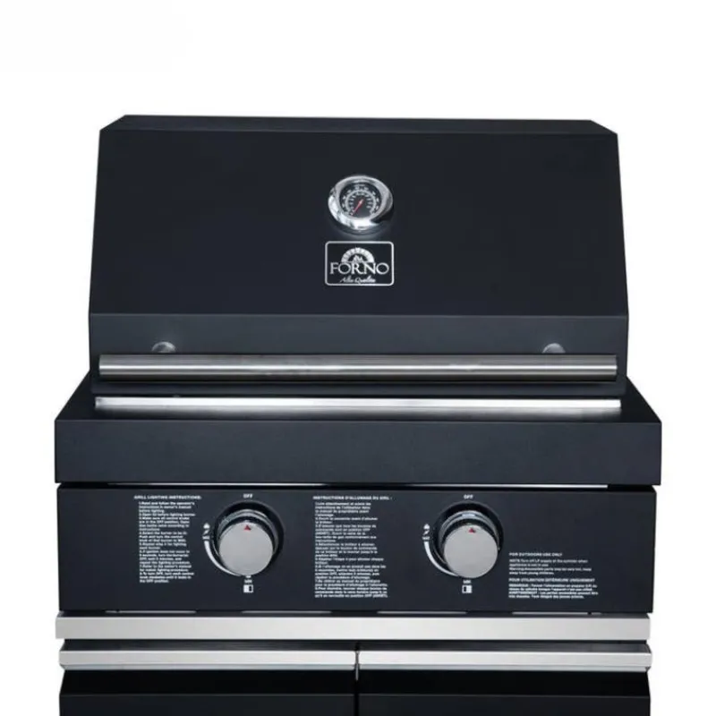 FORNO All’Aperto Outdoor Kitchen with Pizza Oven, Plancha, Sink & Beverage Centre - 99 600 BTU