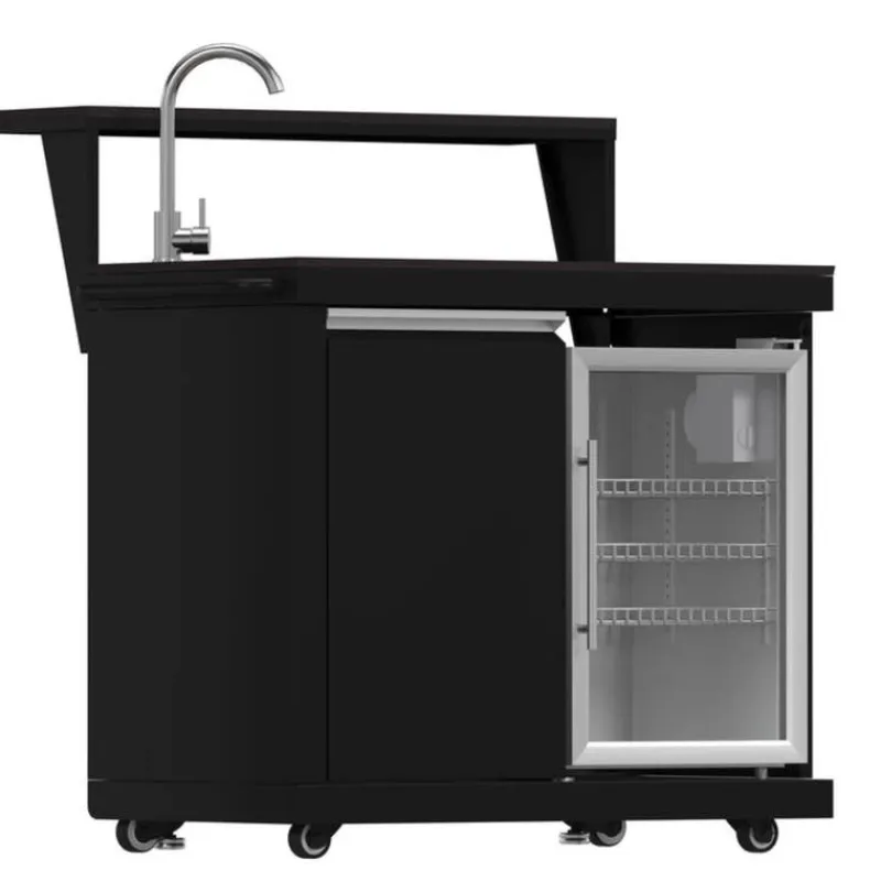 FORNO All’Aperto Outdoor Kitchen with Pizza Oven, Plancha, Sink & Beverage Centre - 99 600 BTU