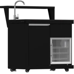 FORNO All'Aperto Outdoor Kitchen with BBQ, Sink and Bar – 62 600 BTU