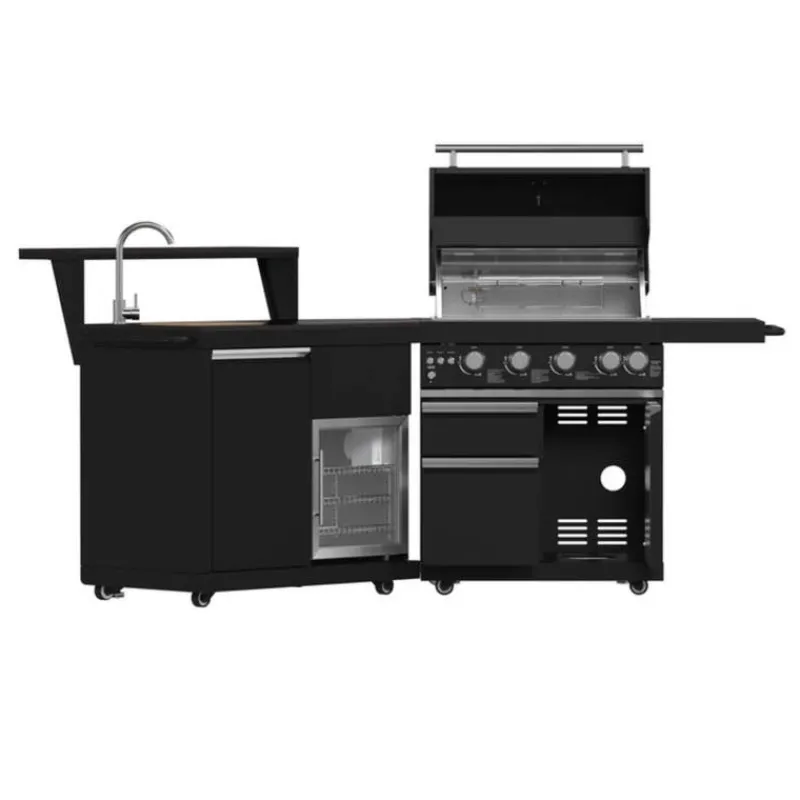 FORNO All'Aperto Outdoor Kitchen with BBQ, Sink and Bar – 62 600 BTU