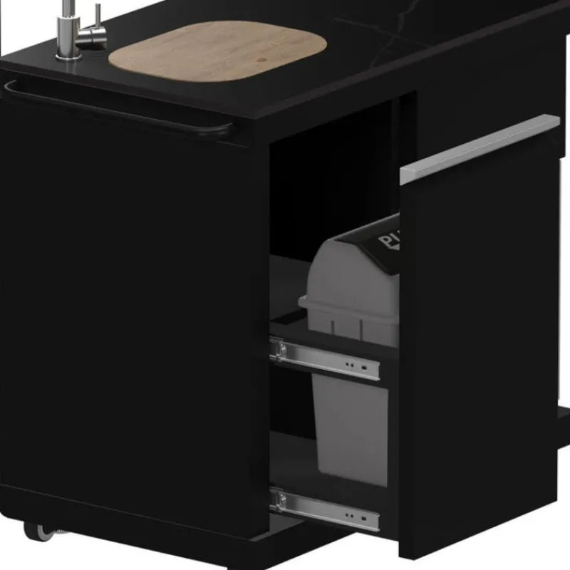 FORNO All'Aperto Outdoor Kitchen with BBQ, Sink and Bar – 62 600 BTU