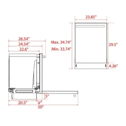 FORNO Dishwasher Built-In 24