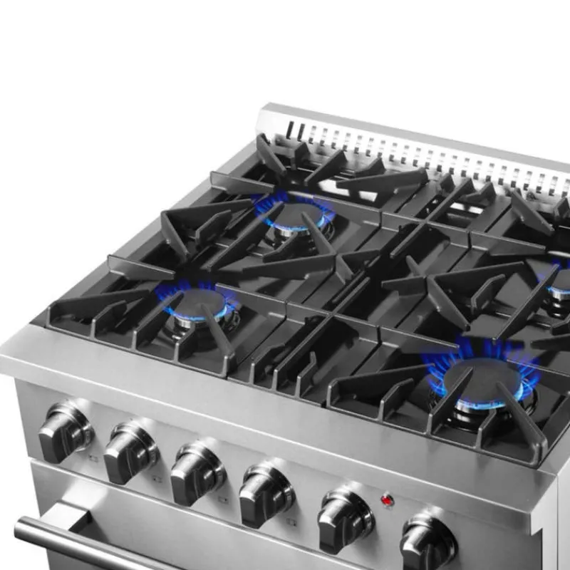 FORNO Dual Fuel Range 30" Dual Energy Gas - FFSGS6197-30