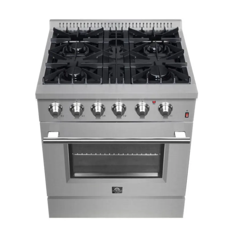 FORNO Dual Fuel Range 30" Dual Energy Gas - FFSGS6197-30
