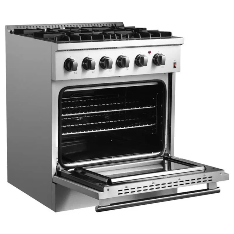FORNO Dual Fuel Range 30" Dual Energy Gas - FFSGS6197-30