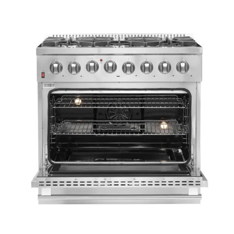 FORNO Dual Fuel Range 36" Dual Energy Gas - FFSGS6156-36