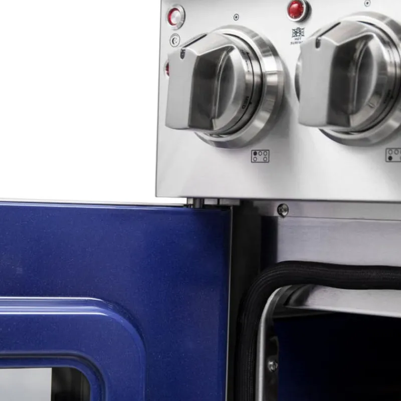 FORNO Freestanding Electric Range with French Doors 30" Electric Glass-Ceramic - FFSEL6955-30