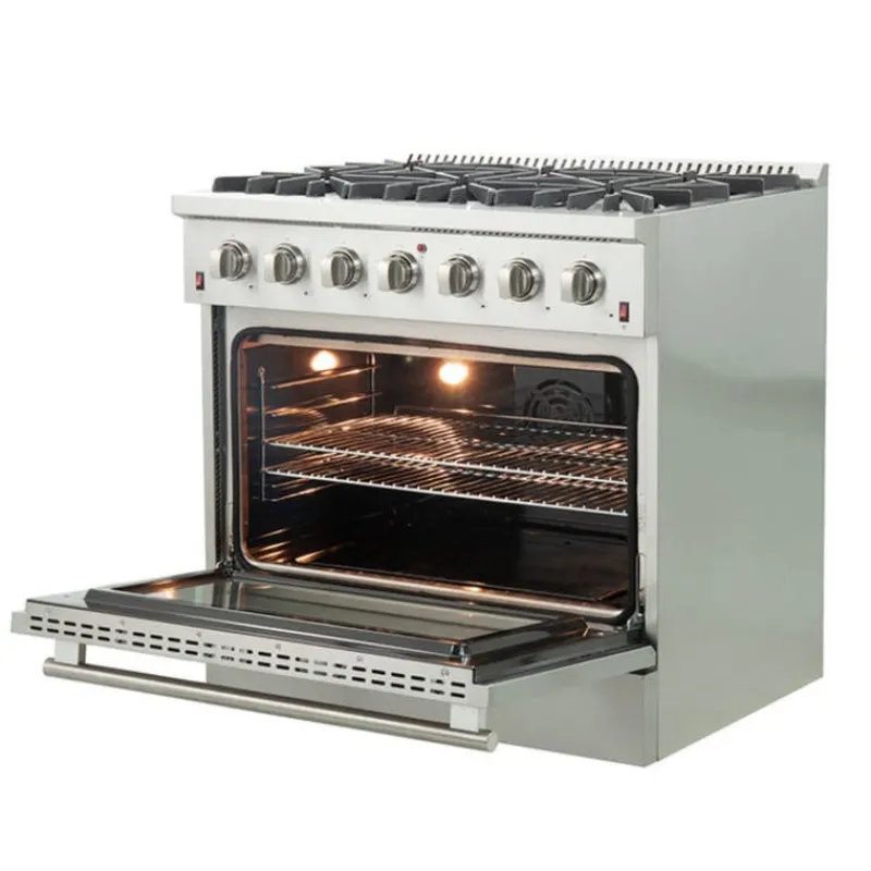 FORNO Gas Range 36" Electric Gas - FFSGS6244-36