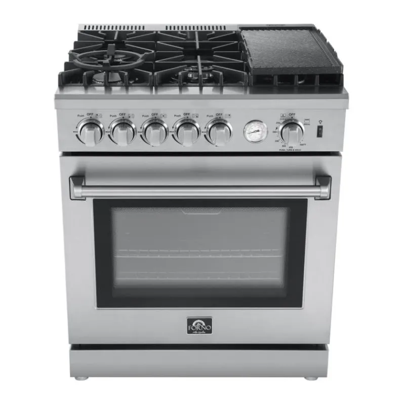 FORNO Gas Range 30" Electric Gas - FFSGS6276-30