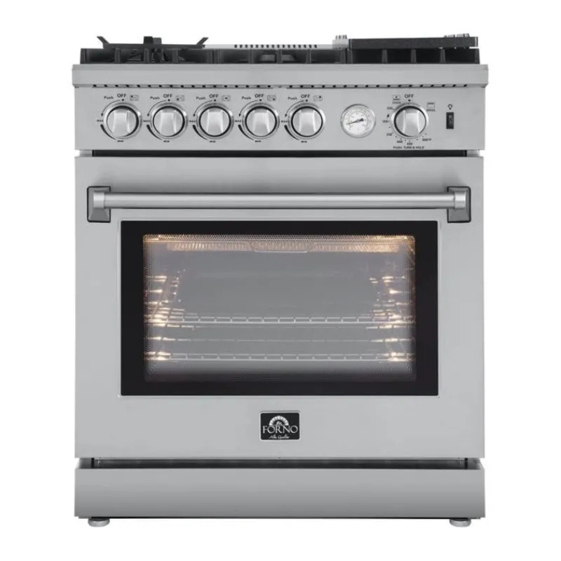 FORNO Gas Range 30" Electric Gas - FFSGS6276-30