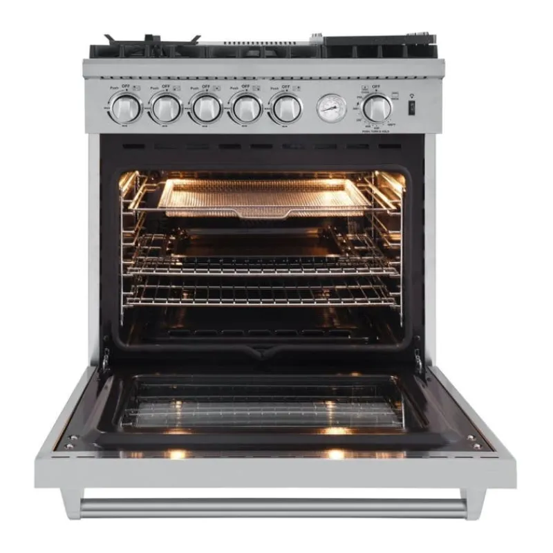 FORNO Gas Range 30" Electric Gas - FFSGS6276-30
