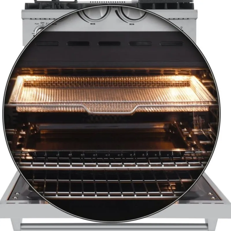 FORNO Gas Range 30" Electric Gas - FFSGS6276-30