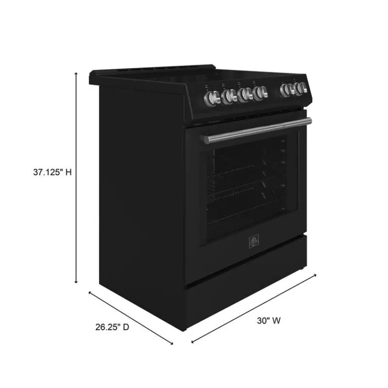 FORNO Range 30" Electric Glass-Ceramic - FFSEL6022-30
