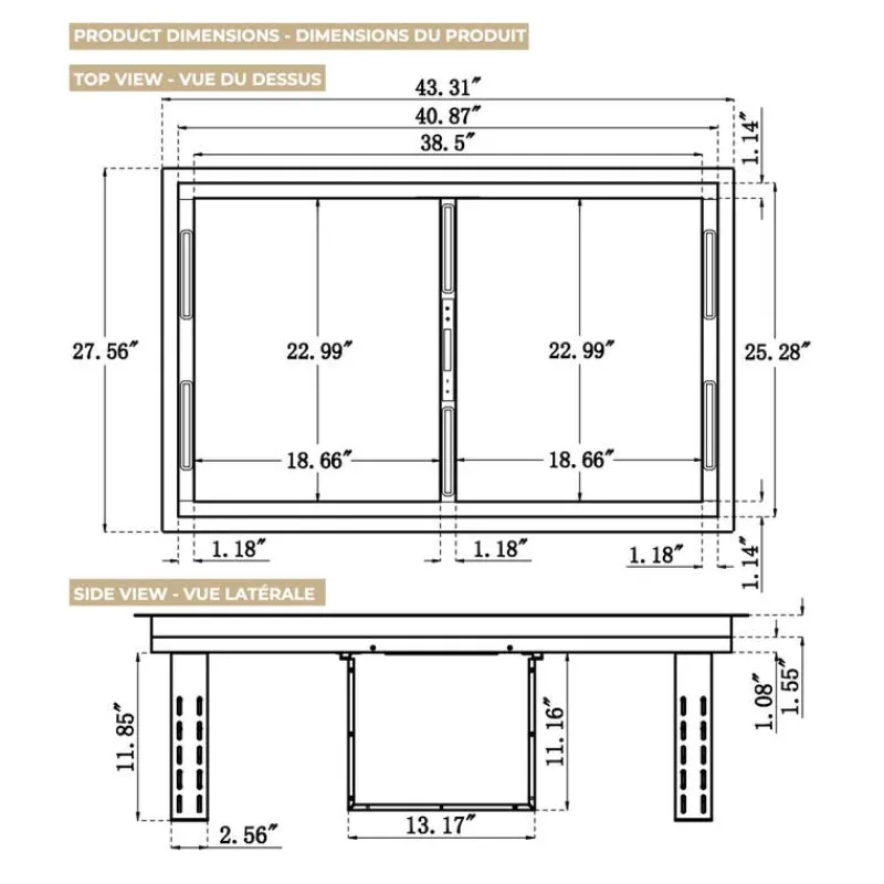 FORNO Range Hood Built-in 43.31" - FRHRE5312-44