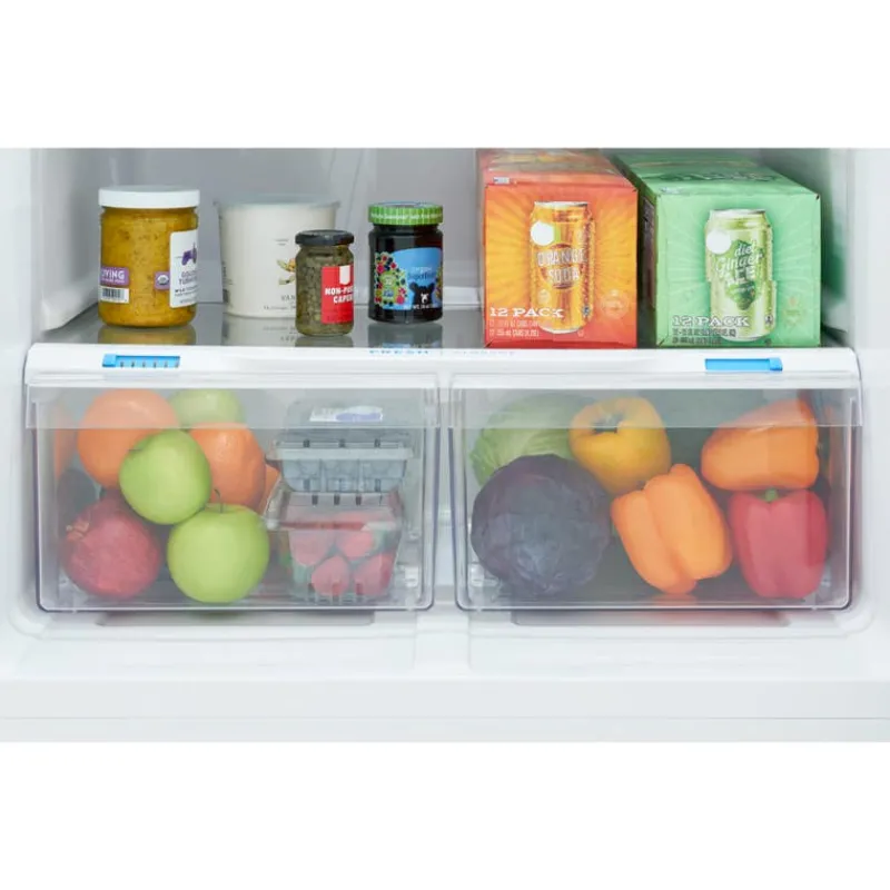Frigidaire 18 Cu ft 30 In Refrigerator Top Freezer - FFHT1814YW