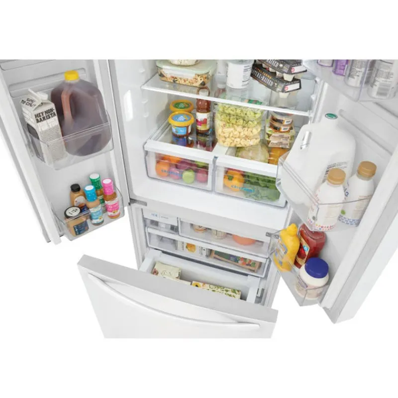 Frigidaire 18 Cu ft 32 In Refrigerator Bottom Freezer, French door - FRFG1723AW