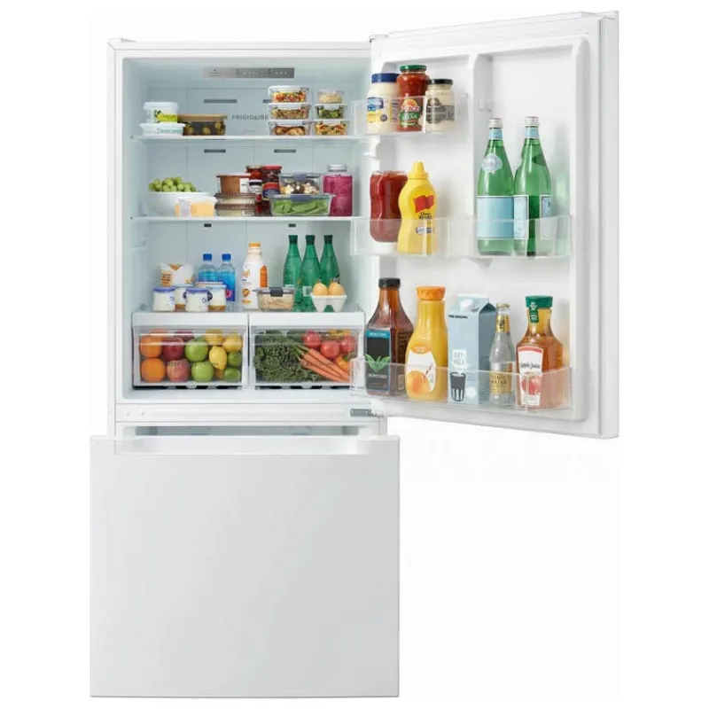 Frigidaire 19 Cu ft 30 In Refrigerator Bottom Freezer - FRBE1925AW