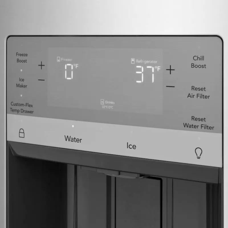 Frigidaire 26,3 Cu Ft 36 In Refrigerator Bottom Freezer, French door - FRMS2733AV