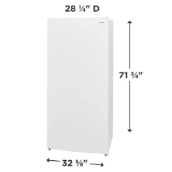 Frigidaire 20 Cu Ft Freezer , Vertical, 32" - FRUF2020AW