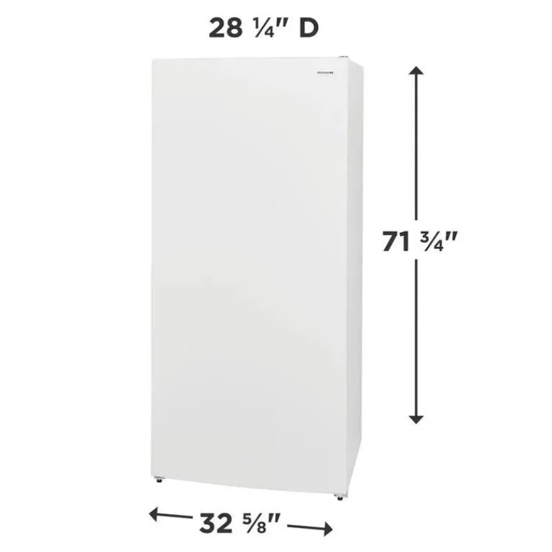 Frigidaire 20 Cu Ft Freezer , Vertical, 32" - FRUF2020AW