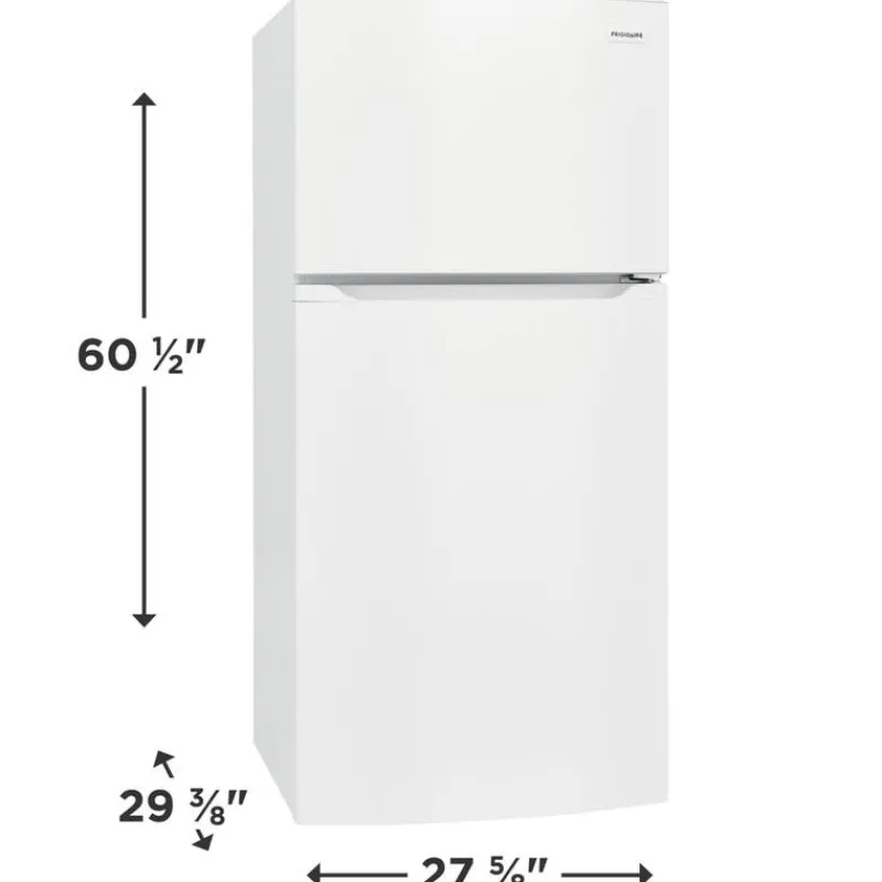 Frigidaire 27 in 13,9 cu ft refrigerator Top Freezer - FFHT1425VW