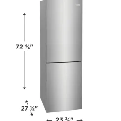 Frigidaire 24 in 11,5 ft cu refrigerator Bottom Freezer - FRBG1224AV