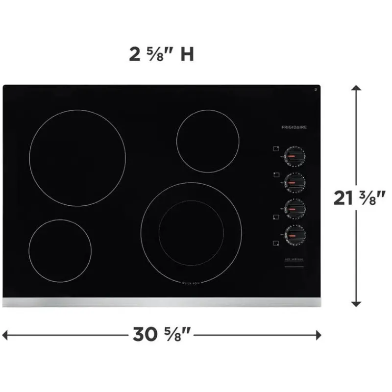 Frigidaire Cooktop Glass-Ceramic 30" Electric - FFEC3025US