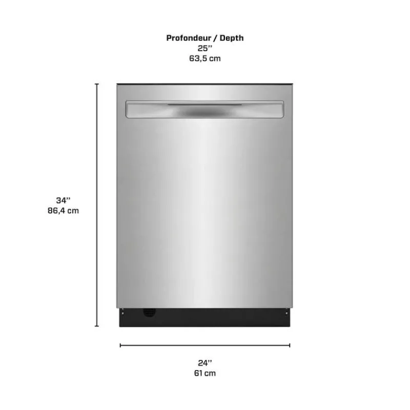 Frigidaire Dishwasher Built-In 24" 51dB - FDSP4401AS