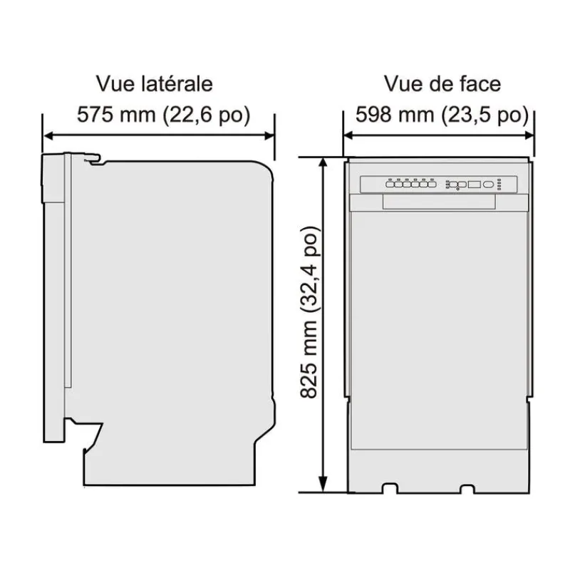 Frigidaire Dishwasher Built-In 24" 49dB - FDHP4336AW