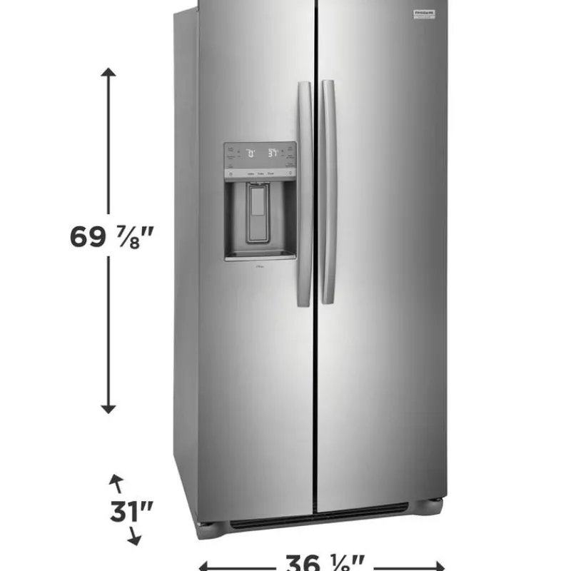 Frigidaire Gallery 36 in 22,3 Cu Ft refrigerator Side by side - GRSC2352AF