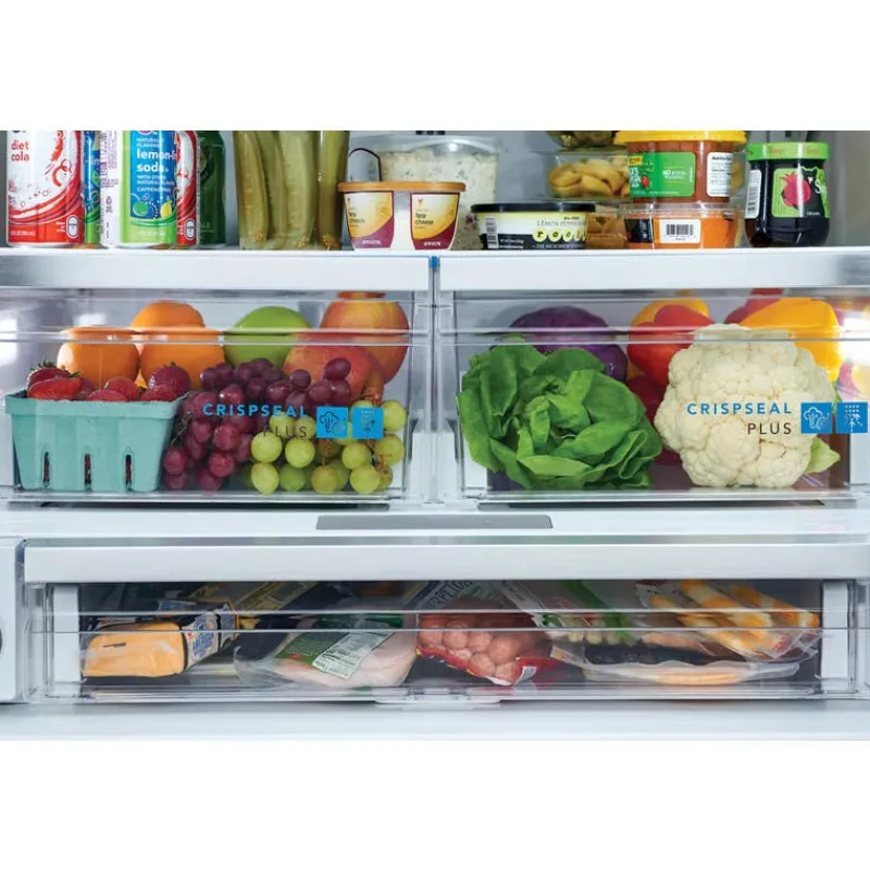 Frigidaire Gallery 36 In 27,8 Cu Ft Refrigerator Bottom Freezer, French door - GRFS2853AD