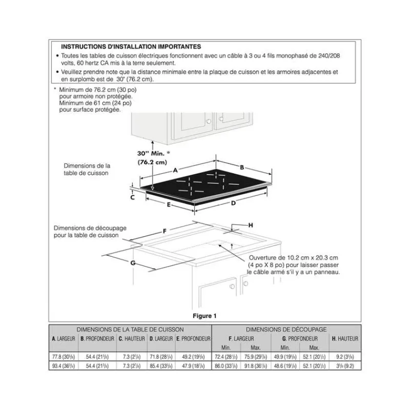 Frigidaire Gallery 30 In Cooktop Induction 30" - GCCI3070BM