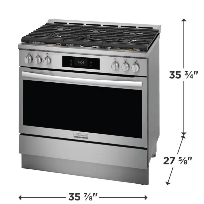 Frigidaire Gallery Range 36" Electric Gas - GCFG3661AF