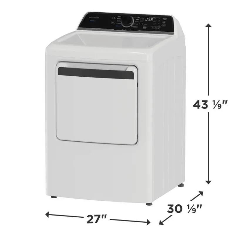 Frigidaire Gas Dryer Front-Load 27" - FLVG7523BW