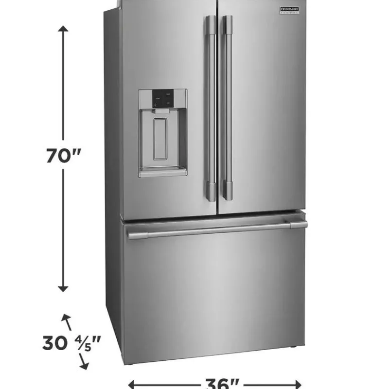 Frigidaire Professional 28 Cu Ft 36 In Refrigerator Bottom Freezer, French door - PRFS2883AF