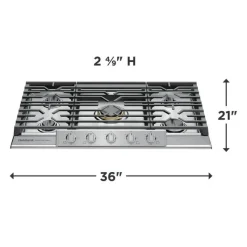 Frigidaire Professional Cooktop Gas 36" - PCCG3680AS