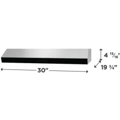 Frigidaire Range Hood Standard 30" , 330 CFM - FCVW3062AS