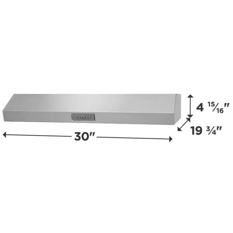 Frigidaire Range Hood Standard 30" , 220 CFM - FCVW3052AS
