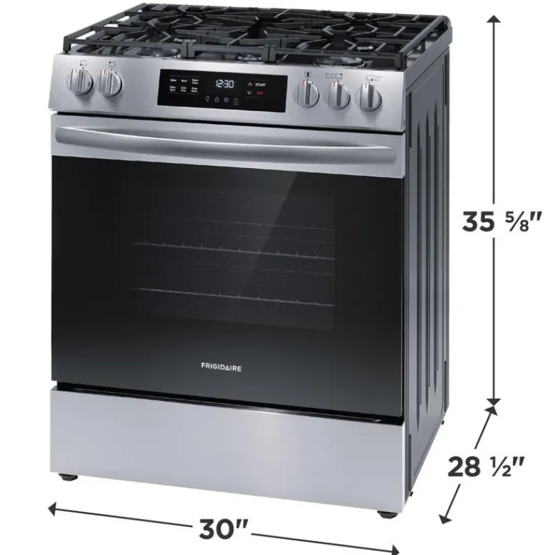 Frigidaire Range 30" Electric Gas - FCFG3062AS