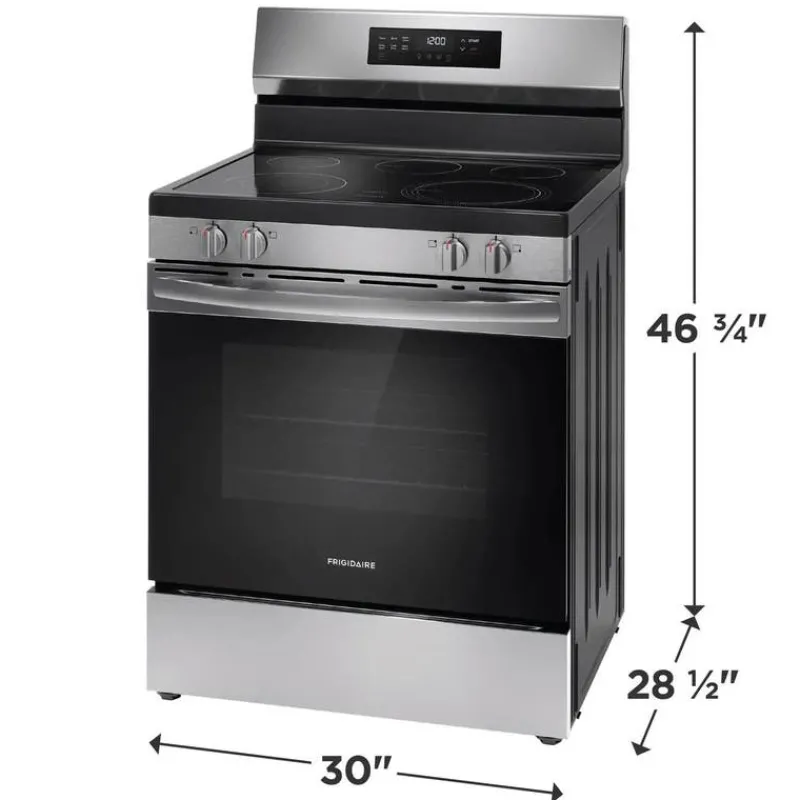 Frigidaire Range 30" Electric Glass-Ceramic - FCRE306CAS