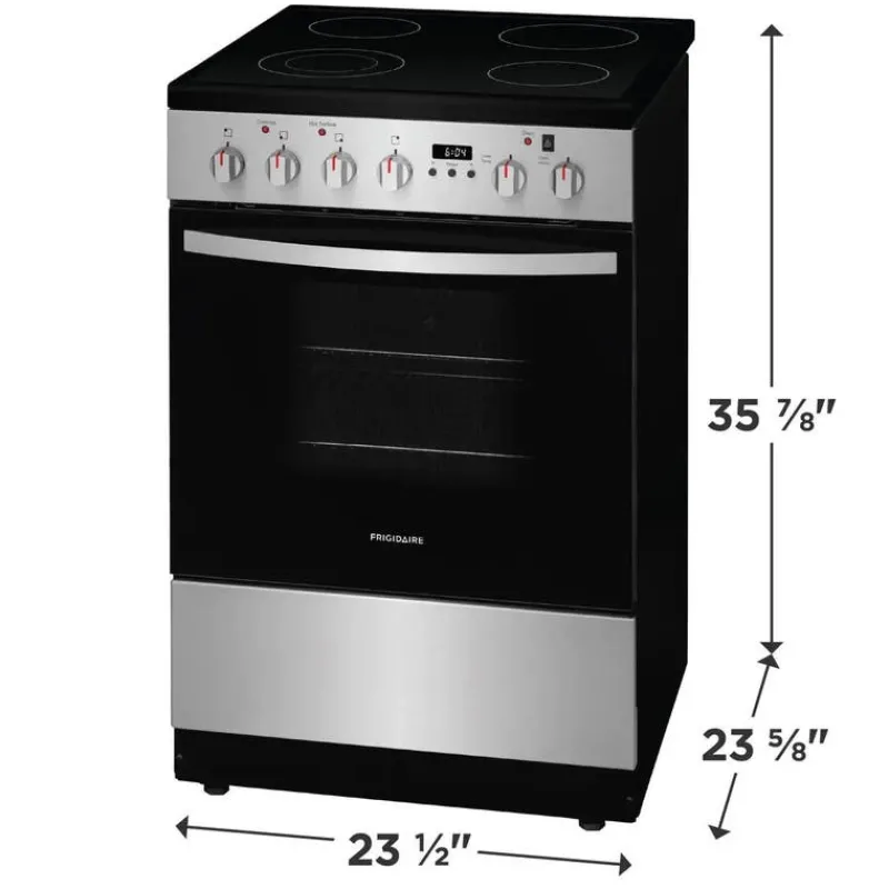 Frigidaire Range 24" Electric Glass-Ceramic - FCFE242CAS