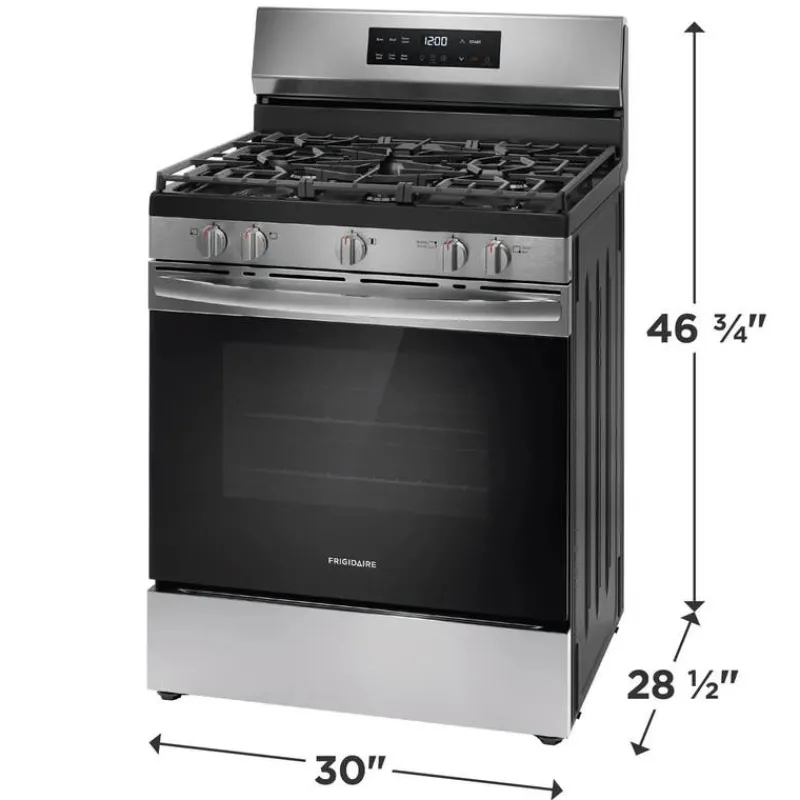 Frigidaire Range 30" Electric Gas - FCRG3062AS