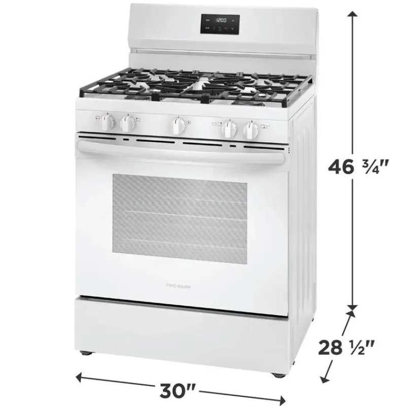 Frigidaire Range 30" Electric Gas - FCRG3052BW