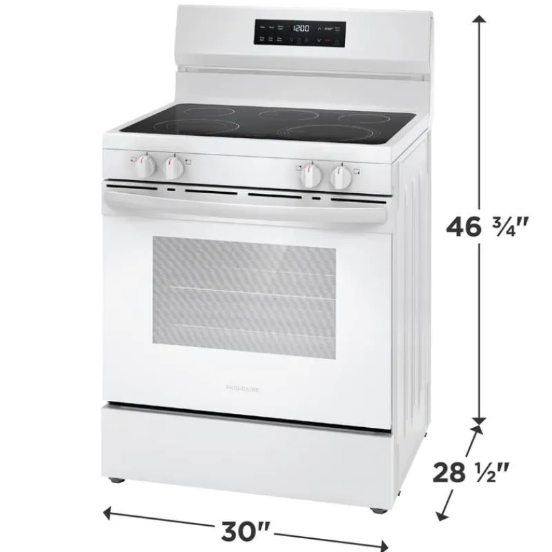 Frigidaire Range 30" Electric Glass-Ceramic - FCRE306CAW
