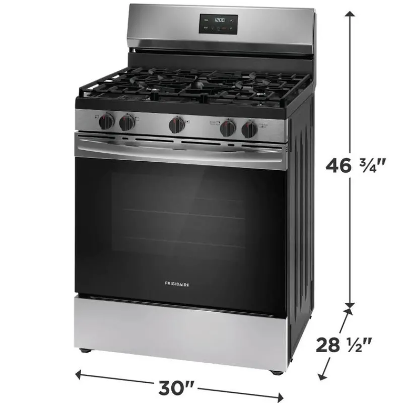 Frigidaire Ranges 30" Electric Gas - FCRG3052BS