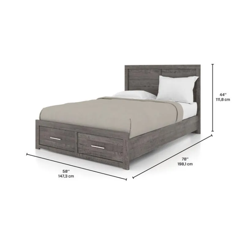 Full Bed 54'' - Grey