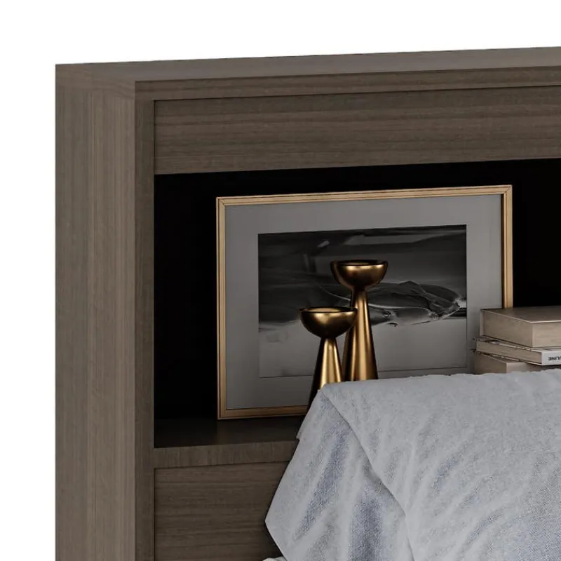 SUA-V Full Bed with 6-Drawer Storage and Headboard (54")