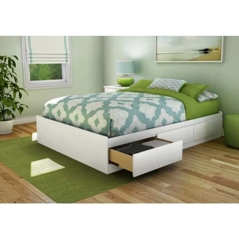 Meubles South Shore Full Bed with 3-Drawer Storage (54'') - South Shore