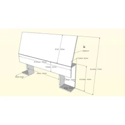 Nexera Full Bed with 3-Drawer Storage and Headboard (54") -